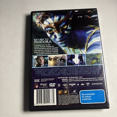 Avatar (DVD, 2009) Sigourney Weaver, Zoe Saldana, Sam Worthington Region 4