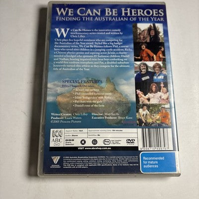 We Can Be Heroes (DVD, 2005) Chris Lilly Region 4