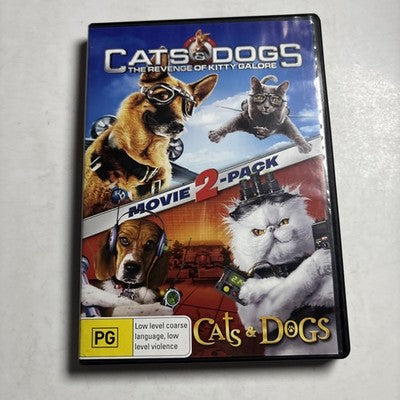 Cats & Dogs / Cats & Dogs - The Revenge of Kitty Galore (DVD, 2010) Region 4 NEW