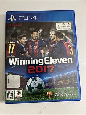 Winning Eleven 2017 PS4 Sony PlayStation 4 Konami Japanese Game