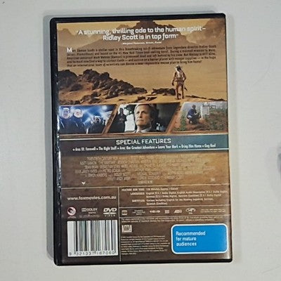 The Martian (DVD, 2015) Matt Damon, Jeff Daniels, Sean Bean Region 4 NEW