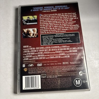 JFK - Special Edition: the Director's Cut (DVD, 1991) Kevin Costner Region 4