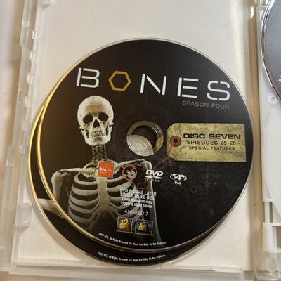 Bones : Season 4 (DVD, 2008) Brendan Fehr, Ryan O'neal, Gina Torres Region 4