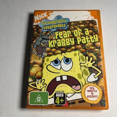 Spongebob Squarepants - Fear of Krabby Patty (DVD, 2006) Region 4