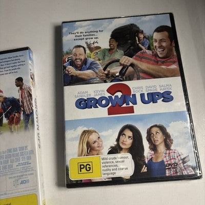 Grown Ups 1 & 2 (DVD, 2010) Adam Sandler, Kevin James Region 4 *New Sealed*