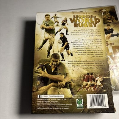Legends of World Rugby (DVD, 2006) All Regions
