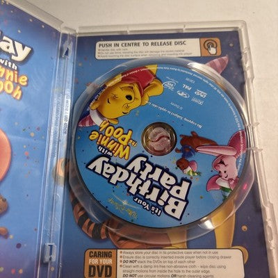 It's Your Birthday Party with Winnie the Pooh (DVD, 2003) Disney Region 4