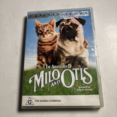 The Adventures of Milo and Otis (DVD, 1989) Dudley Moore Region 4