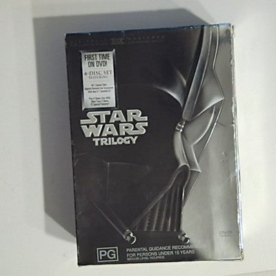 Star Wars IV, V, VI Trilogy Collection (DVD, 1977, 4-Disc) Region 4