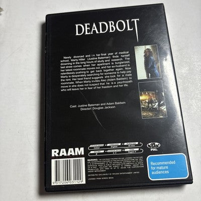 Deadbolt (DVD, 1992) Justine Bateman, Adam Baldwin Region 4