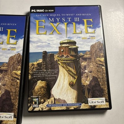 Myst III : Exile  PC/Mac 4-Disc CDROM With Manual