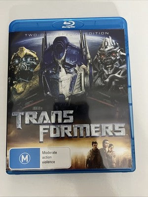 Transformers (Blu-ray, 2008, 2-Disc) John Turturro, Jon Voight Region B