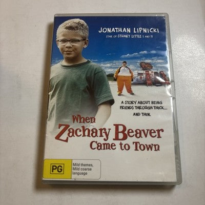 When Zachary Beaver Came to Town (DVD, 2003) Jonathan Lipnicki Region 4