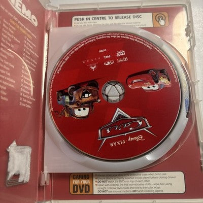 Cars / Finding Nemo (DVD, 2006) Disney Region 4