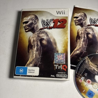 WWE '12 (Nintendo Wii, 2011) Manual PAL