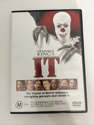 Stephen Kings's It (DVD, 1990) John Ritter, Tim Curry Region 4
