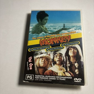 Monkey : Vol 1 (DVD, 1978) Shir Kishibe, Tonpei Hidari, Masako Natsume, Region 4