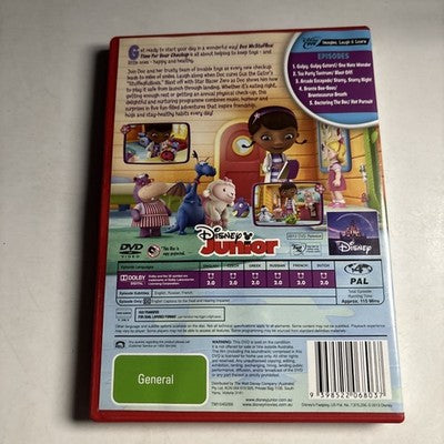 Doc McStuffins - Time for Your Check-Up (DVD, 2013) Region 4