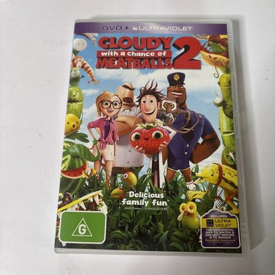 Cloudy with a Chance of Meatballs 2 (DVD, 2013) Animated Movie Region 4,2