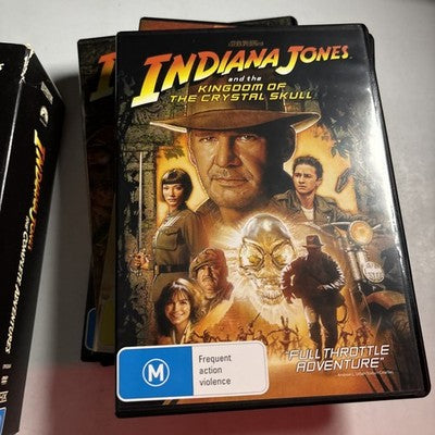 Indiana Jones - The Complete Adventures (DVD, 2017, 4-Disc) Region 4