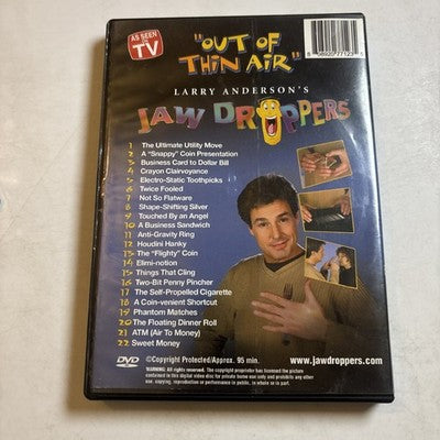 Larry Anderson's Jaw Droppers - Out Of Thin Air DVD All Regions