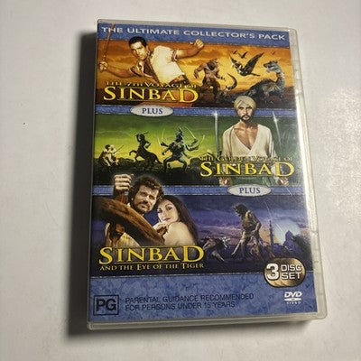 Sinbad - Ultimate Collector's Pack (DVD, 3-Disc) Region 4 NEW