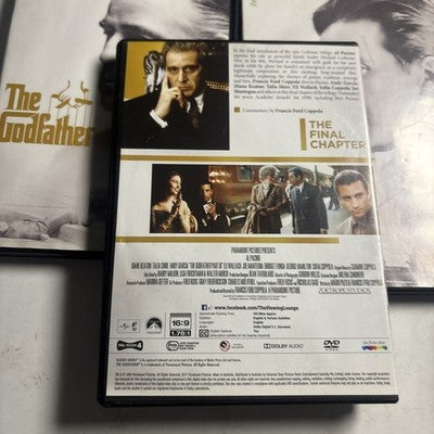 The Godfather 1,2,3 Trilogy (DVD, 2017) Region 4