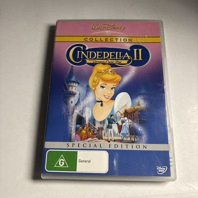 Cinderella II - Dreams Come True (DVD, 2002) Disney Region 4