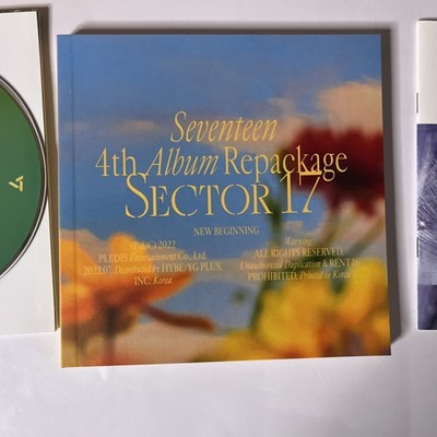 Seventeen – 4th Album Repackage - Sector 17 (CD, 2022) Korea PLD0164