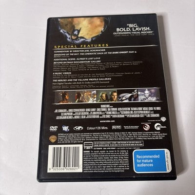 Batman and Robin (Special Edition, DVD, 1997) Region 4 NEW