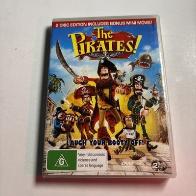 The Pirates! Band Of Misfits (DVD, 2012) Hugh Grant Region 4,2