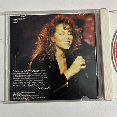 Mariah Carey – MTV Unplugged EP (CD, 1992) Japan SRCS 5912