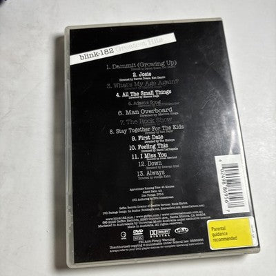 Blink 182 Greatest Hits (DVD, 2005) All Regions