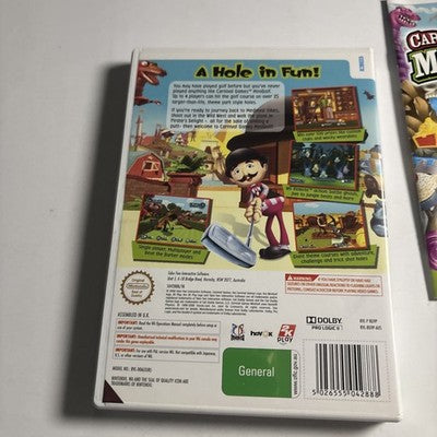Carnival Games Mini Golf Nintendo Wii - Complete with Manual PAL