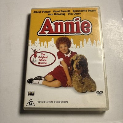 Annie (DVD, 1981) Albert Finney, Tim Curry Region 4
