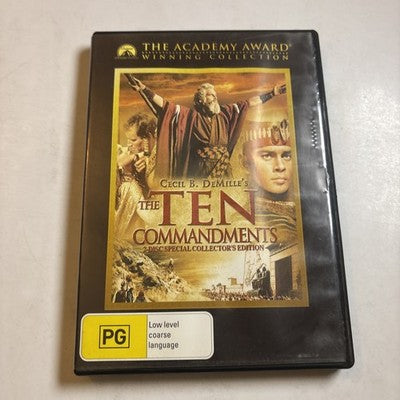The Ten Commandments (DVD, 1956) Charlton Heston Region 4 NEW