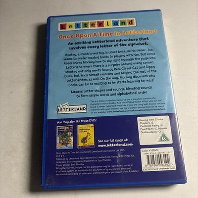 Letterland Once Upon A Time In Letterland (DVD, 2005) All Regions