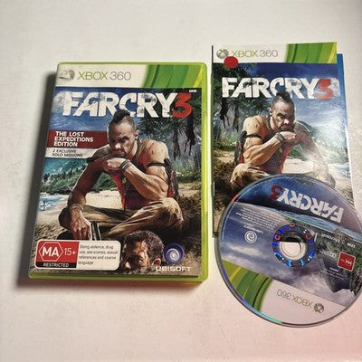Far Cry 3 Microsoft Xbox 360 Video Game + Manual PAL