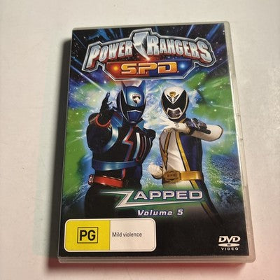 Power Rangers Spd - Zapped : Vol 5 (DVD, 2005) Region 4