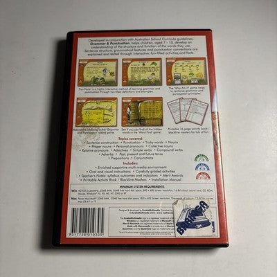 Grammar & Punctuation PC Mac CDROM Eureka Multimedia