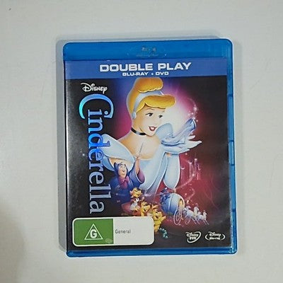Cinderella (Blu-ray + DVD, 1950, 2-Disc) Disney Animation Region B