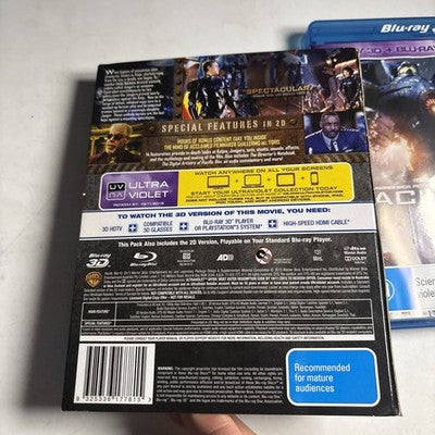 Pacific Rim 3D (Blu-ray 3D, 2013) Burn Gorman, Mana Ashida, Idris Elba Region B