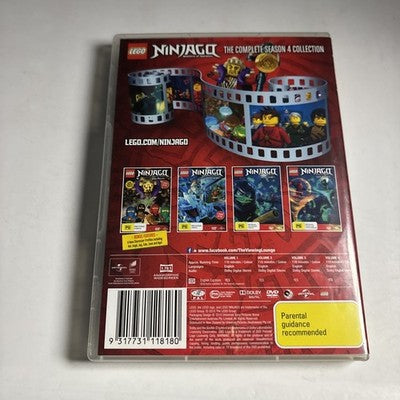 Lego Ninjago - Masters of Spinjitzu : Series 4 (DVD, 2015) Region 4,2