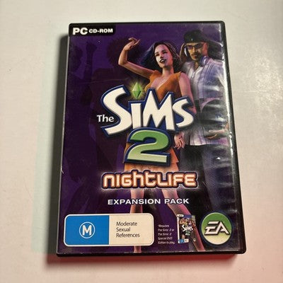 The Sims 2: Nightlife ~ Expansion Pack (PC CDROM Game  2005)