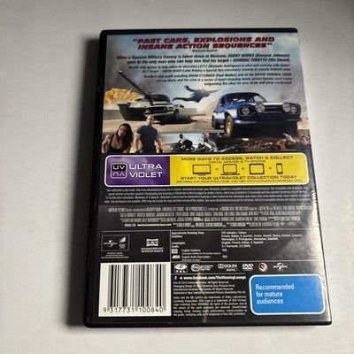 Fast & Furious 6 (DVD, 2013) Vin Diesel, Dwayne Johnson Region 4,2