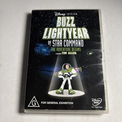 Buzz Lightyear of Star Command (DVD, 2000) Tim Allen Region 4