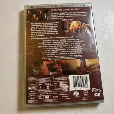 Star Trek 2 - The Wrath of Khan (DVD, 1982) Region 4