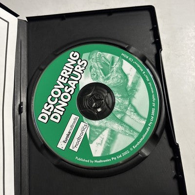 Discovering Dinosaurs PC Mac CDROM Edutainment Disc Ages 6-12  2002