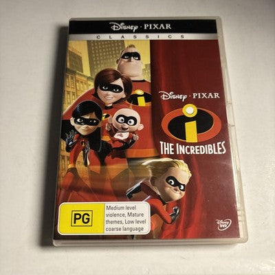 The Incredibles (DVD, 2004) Samuel L. Jackson, Craig T. Nelson, Region 4