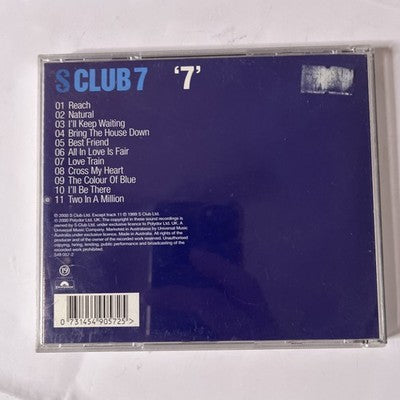 S Club 7 – '7' (CD, 2000) Australasia 549 057-2